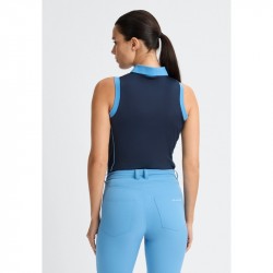 Prix Polo Sans Manches Femme Rohnisch Ultra Viola Bleu Marine