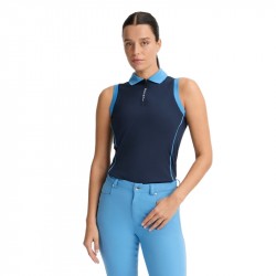 Polo Sans Manches Femme Rohnisch Ultra Viola Bleu Marine