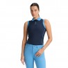 Polo Sans Manches Femme Rohnisch Ultra Viola Bleu Marine