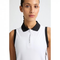 Promo Polo Sans Manches Femme Rohnisch Ultra Viola Blanc