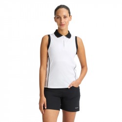 Polo Sans Manches Femme Rohnisch Ultra Viola Blanc