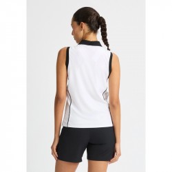 Achat Polo Sans Manches Femme Rohnisch Ultra Viola Blanc