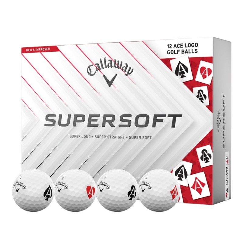 Balles Callaway SuperSoft Ace x12