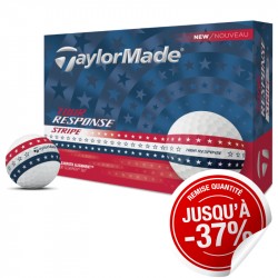 Promo Balles TaylorMade Tour Response Stripe USA x12