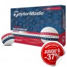 Balles TaylorMade Tour Response Stripe USA x12