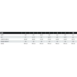 Specs Série de Fers TaylorMade P790 Designer Series Acier