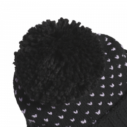 Promo Bonnet Femme Adidas Knit Pom Noir