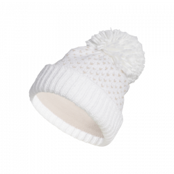 Bonnet Femme Adidas Knit Pom Blanc