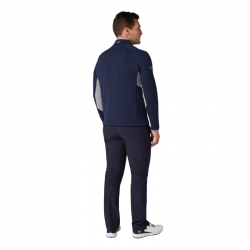 Promo Haut Manches Longues Callaway 1/4 Zip Bleu Marine