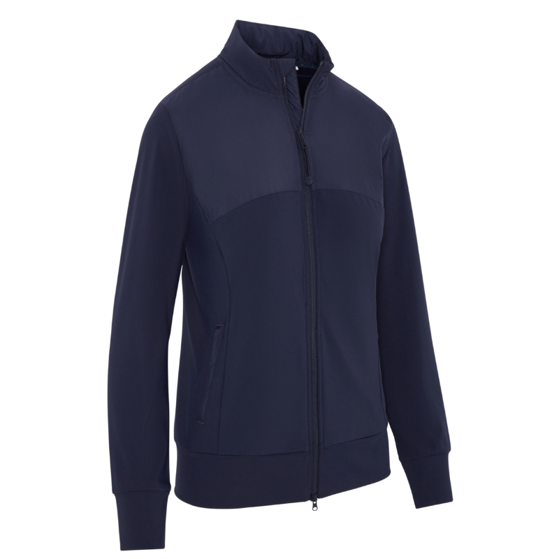 Haut Manches Longues Femme Callaway Tricot Matelassé Bleu Marine Haut Manches Longues Femme Callaway Tricot Matelassé Bleu Marine