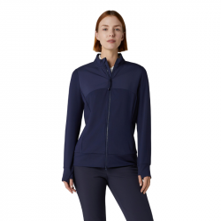 Promo Haut Manches Longues Femme Callaway Tricot Matelassé Bleu Marine