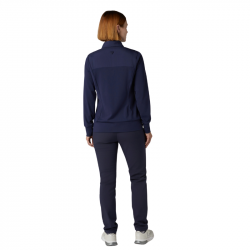 Haut Manches Longues Femme Callaway Tricot Matelassé Bleu Marine pas cher
