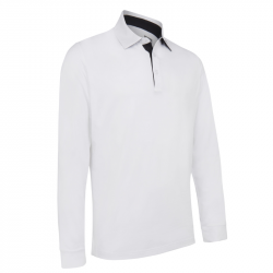 Polo Manches Longues Callaway Performance Blanc