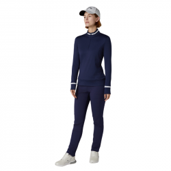 Prix Haut Manches Longues Femme Callaway Thermique Bleu Marine