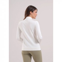 Prix Haut Manches Longues Femme Chervo Trapezista Blanc