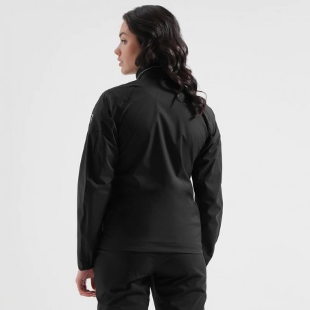 Manteau De Pluie Lands End Femme Noir Taille S - Avec Capuche, Comme Neuf, Occasion