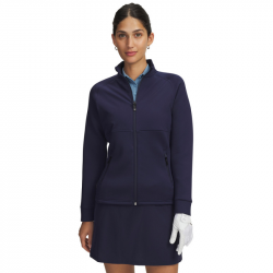 Haut Manches Longues Femme Under Armour Drive Pro Hybrid Bleu Marine