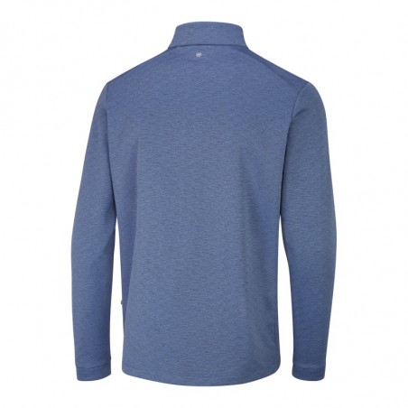 Haut Manches 3/4 Hannah Sky – Bleu Ciel, Motif Lèvres Carrées, Taille L (USA)