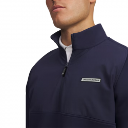 Prix Haut Manches Longues Under Armour Pro Hybride Bleu Marine