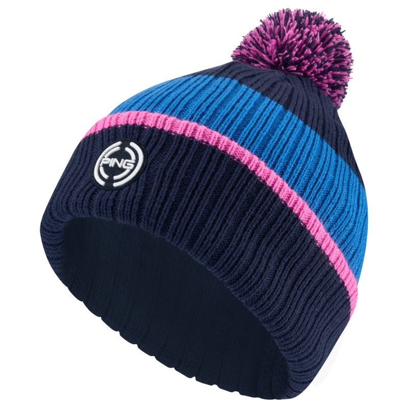 Bonnet Ping Bassett Bleu/Rose