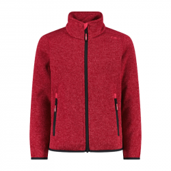 Haut Manches Longues Enfant CMP Knit-Tech Rouge