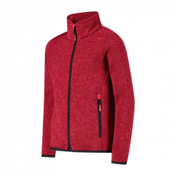 Prix Haut Manches Longues Enfant CMP Knit-Tech Rouge