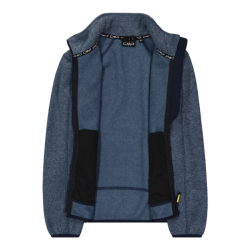 Promo Haut Manches Longues Enfant CMP Knit-Tech Bleu