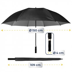 Promo Parapluie BeeGolf Anti-UV Noir