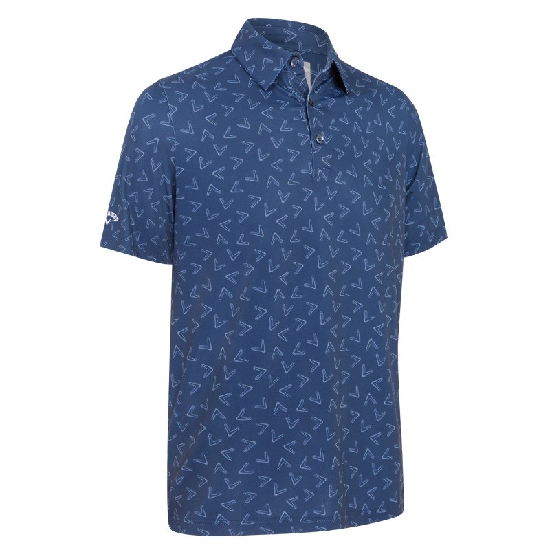 Polo Callaway Chevron Bleu Marine