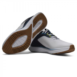 Chaussure Footjoy Pulse L Blanc/Bleu Marine pas cher