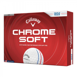 Balles Callaway Chrome Soft Triple Track x12 pas cher