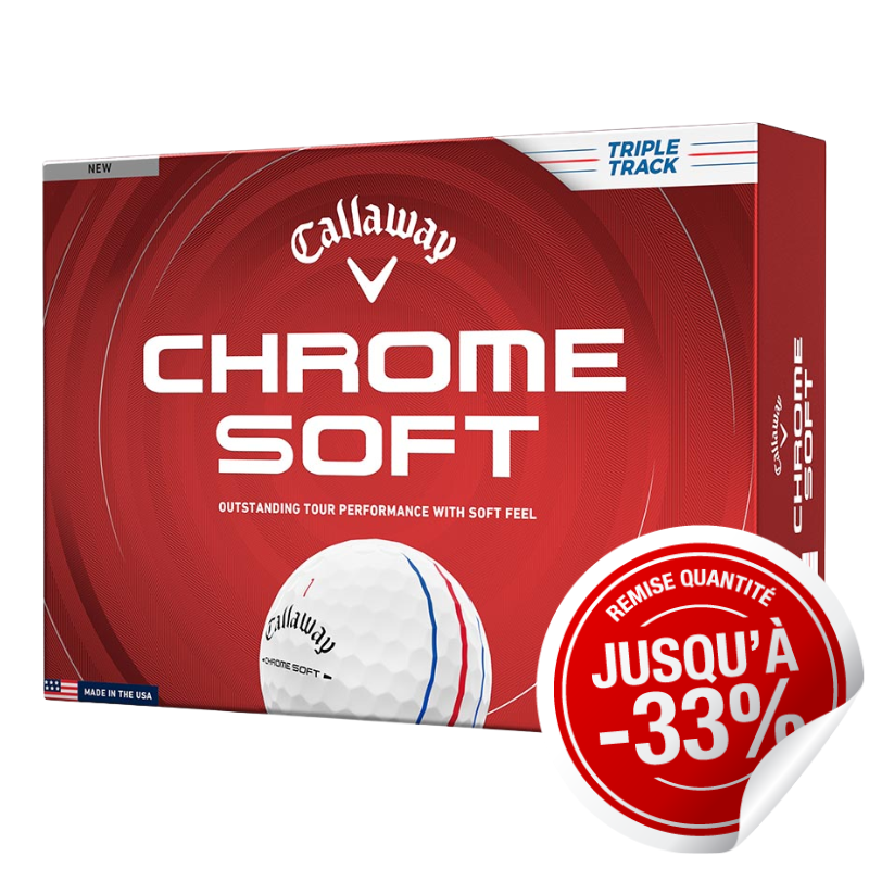 Balles Callaway Chrome Soft Triple Track x12