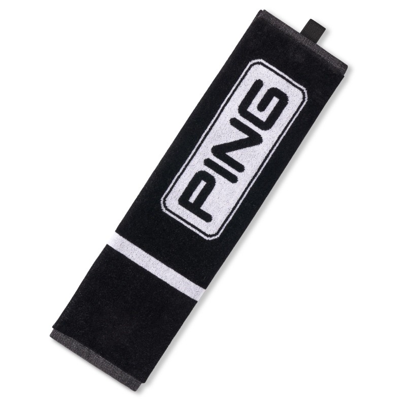 Serviette Ping Trifold Noir
