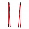 Barres Alignement Pliables Masters Drill Stix Rouge x2