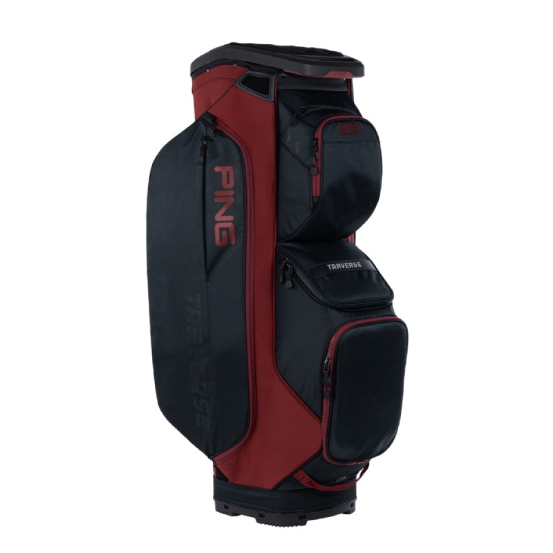 Sac Chariot Ping Traverse Noir/Rouge