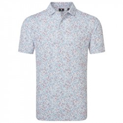 Polo Footjoy Floral Blanc