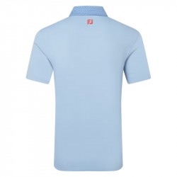 Achat Polo Footjoy Géométriques Bleu Clair