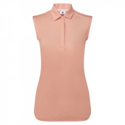 Polo Sans Manches Femme Footjoy Corail