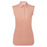 Polo Sans Manches Femme Footjoy Corail
