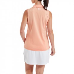 Promo Polo Sans Manches Femme Footjoy Corail