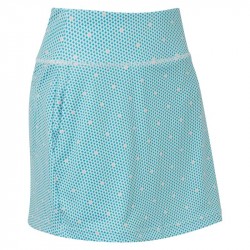 Jupe Femme Footjoy Géométriques Bleu Clair