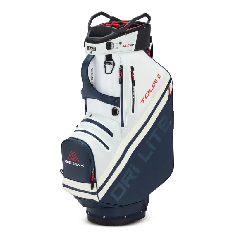 Sac Chariot Big Max Dri Lite Tour 2 Blanc/Bleu