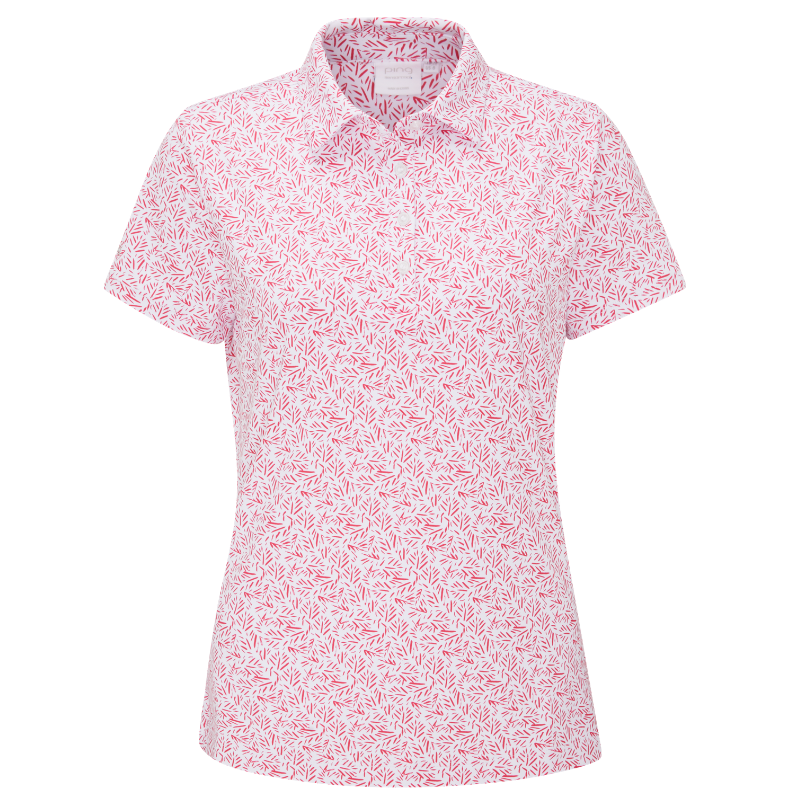 Polo Femme Ping Aeria Blanc/Rose
