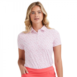 Prix Polo Femme Ping Aeria Blanc/Rose