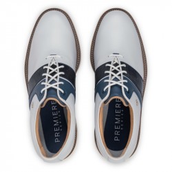 Promo Chaussure Footjoy Premiere Series Packard LX L Blanc/Bleu