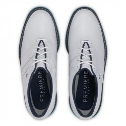 Promo Chaussure Footjoy Premiere Series Packard LX L Blanc/Turquoise