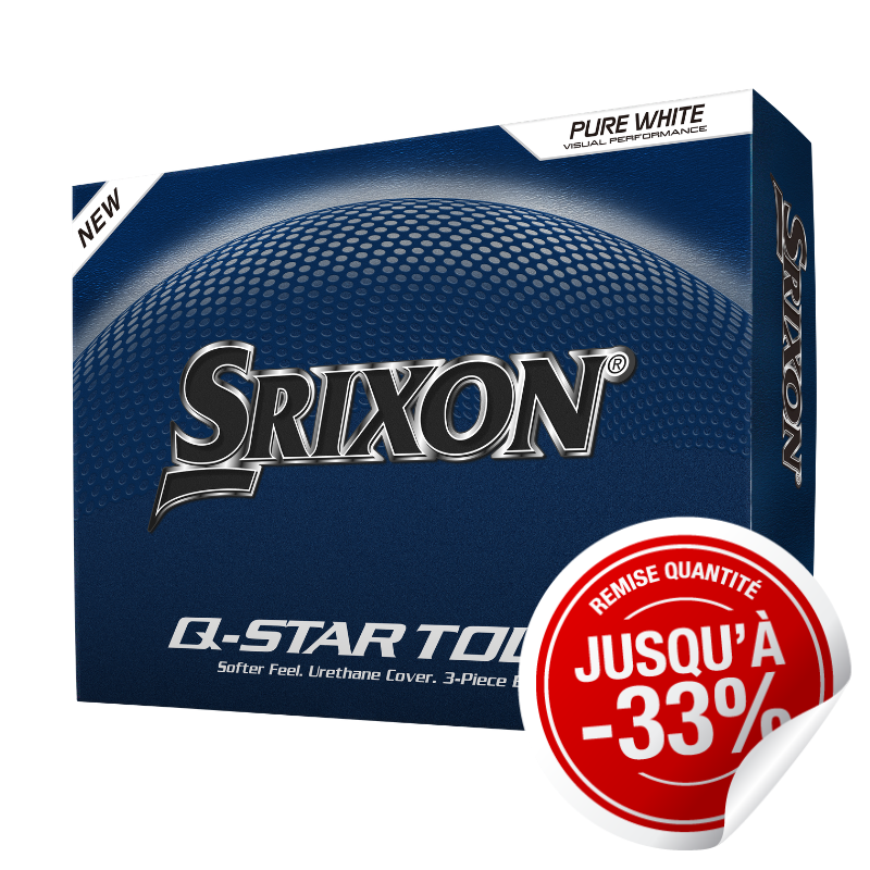 Balles Srixon Q-Star Tour Blanc x12