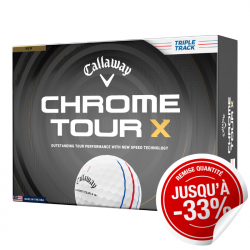 Balles Callaway Chrome Tour X Triple Track x12