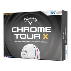 Achat Balles Callaway Chrome Tour X Triple Track x12
