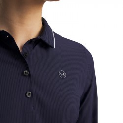 Vente Polo Manches Longues Femme Under Armour Drive Chill Bleu Marine